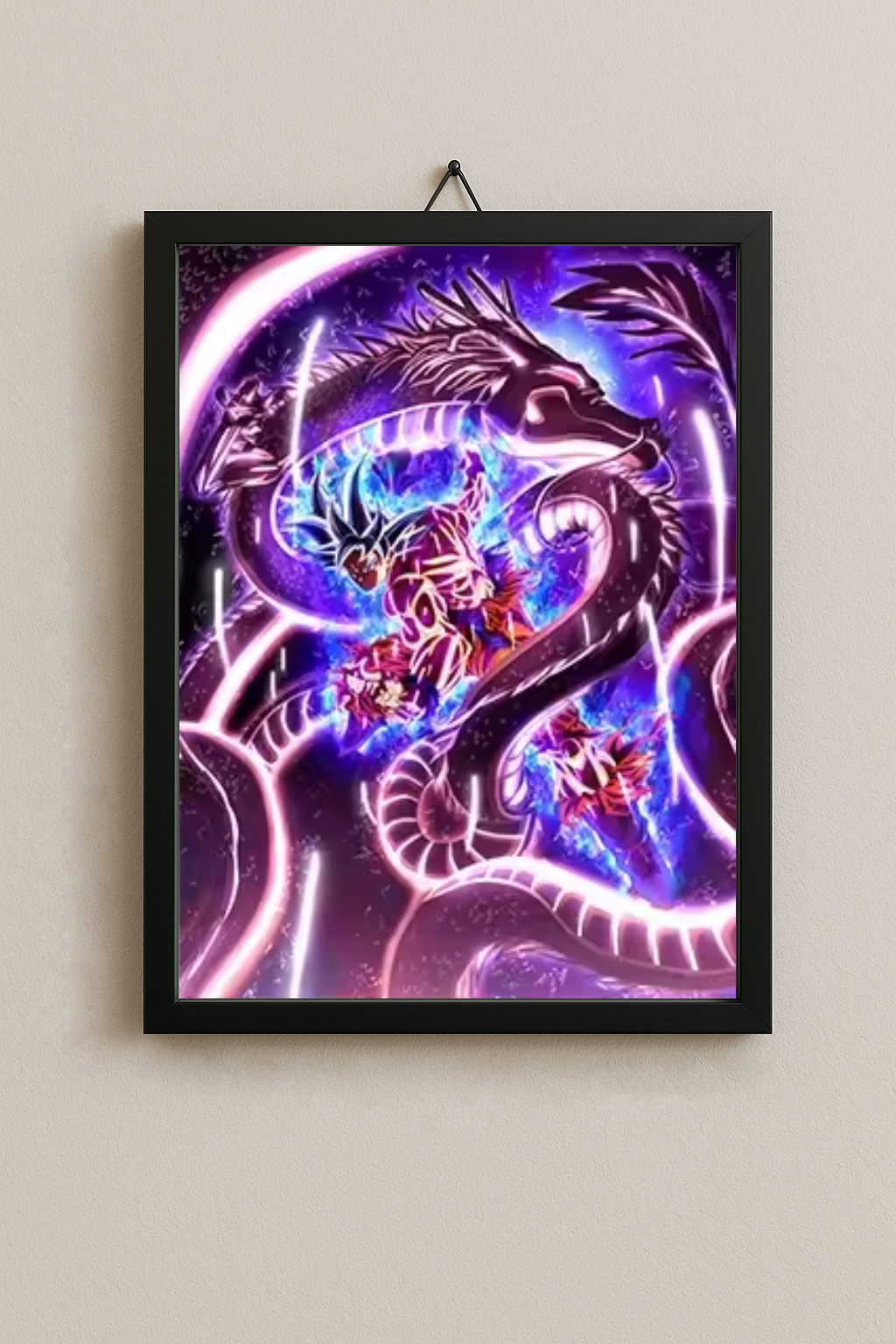 Goku, Vegeta y Freezer | Cuadro Lenticular 3D