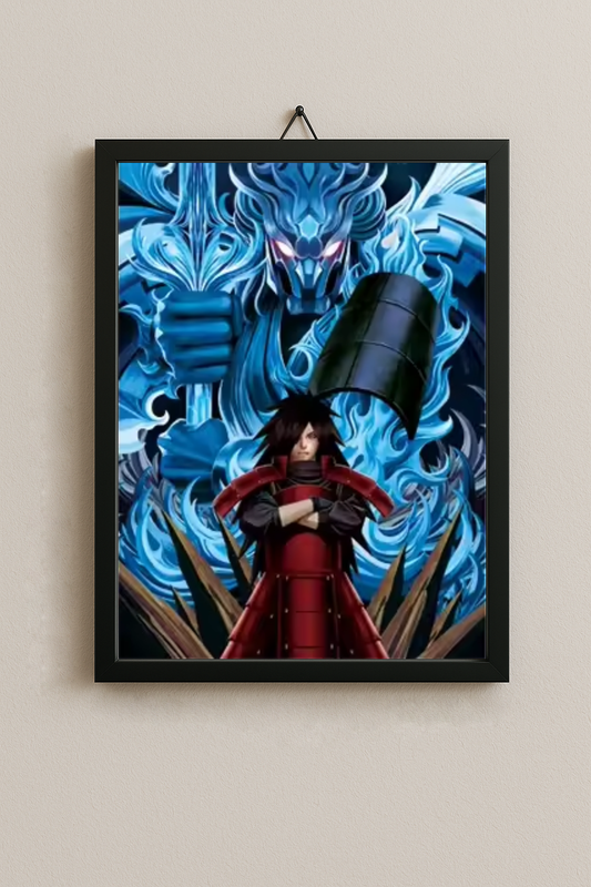 El poder de los Uchiha: Madara, Sasuke e Itachi | Cuadro Lenticular 3D