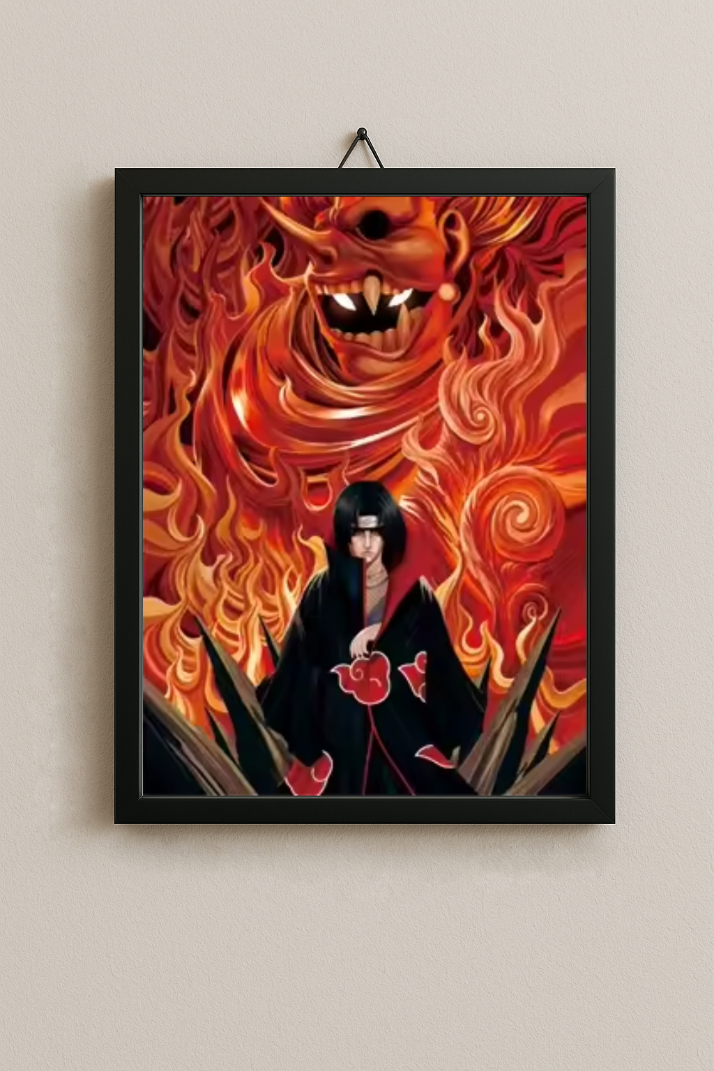 El poder de los Uchiha: Madara, Sasuke e Itachi | Cuadro Lenticular 3D