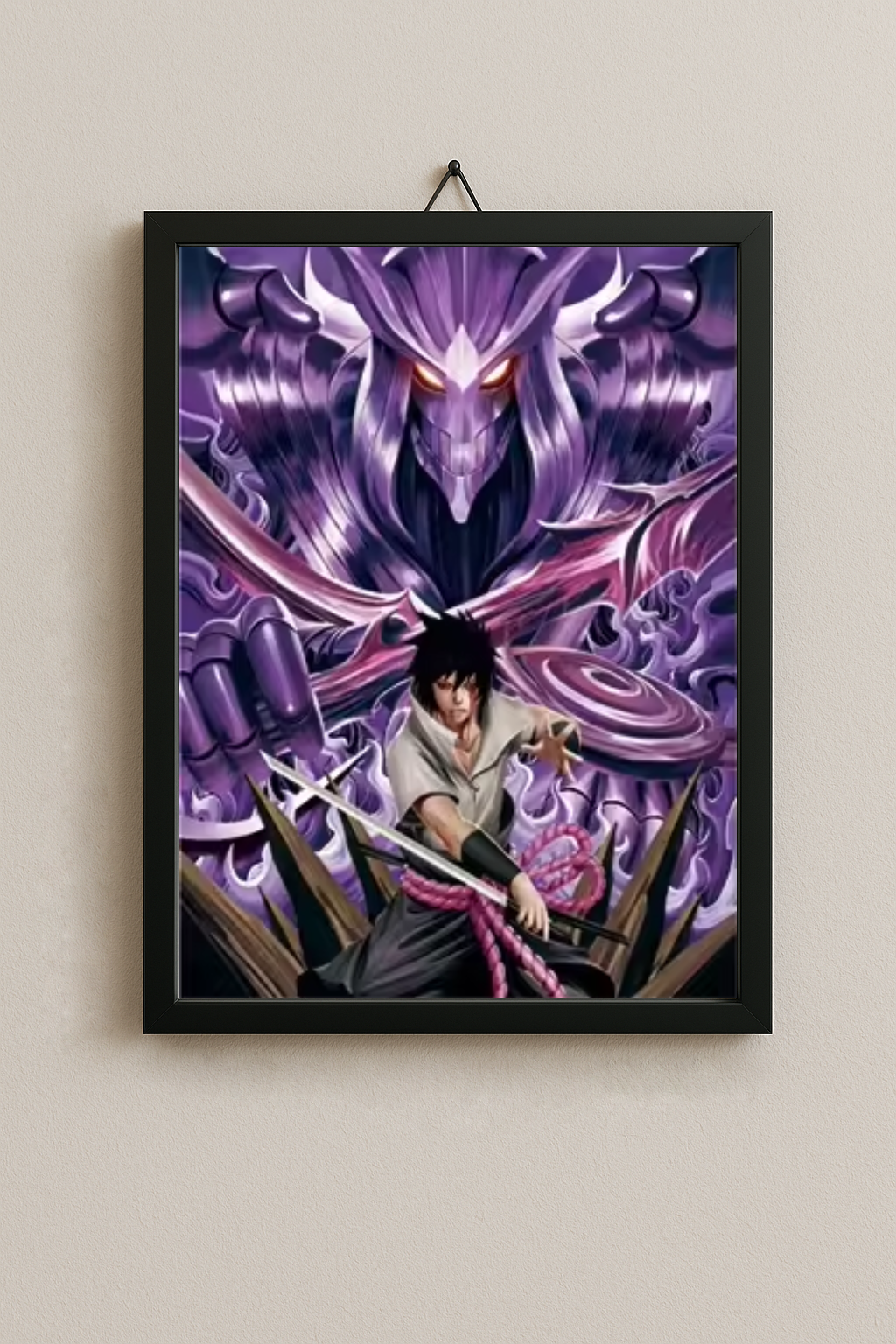El poder de los Uchiha: Madara, Sasuke e Itachi | Cuadro Lenticular 3D